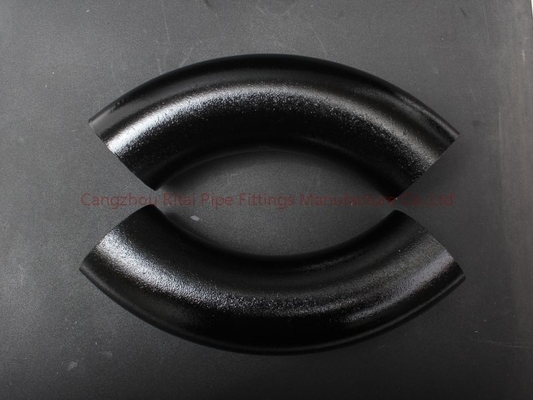 A53Gr.B A106GR.Bのバット溶接管継手ASTM DN200 XS SCH80 4インチ180度のくねり