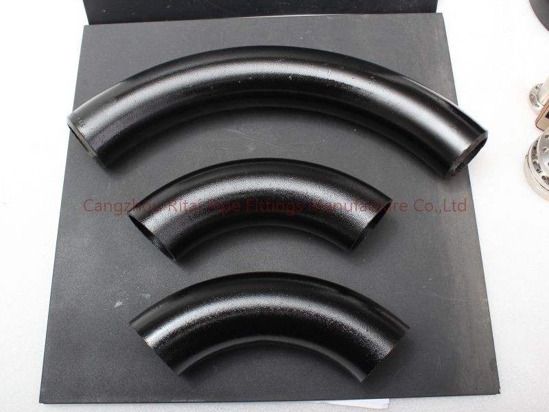 ASME 3D 10D 5Dのパイプ ベンド45 90 180度のバット溶接の炭素鋼