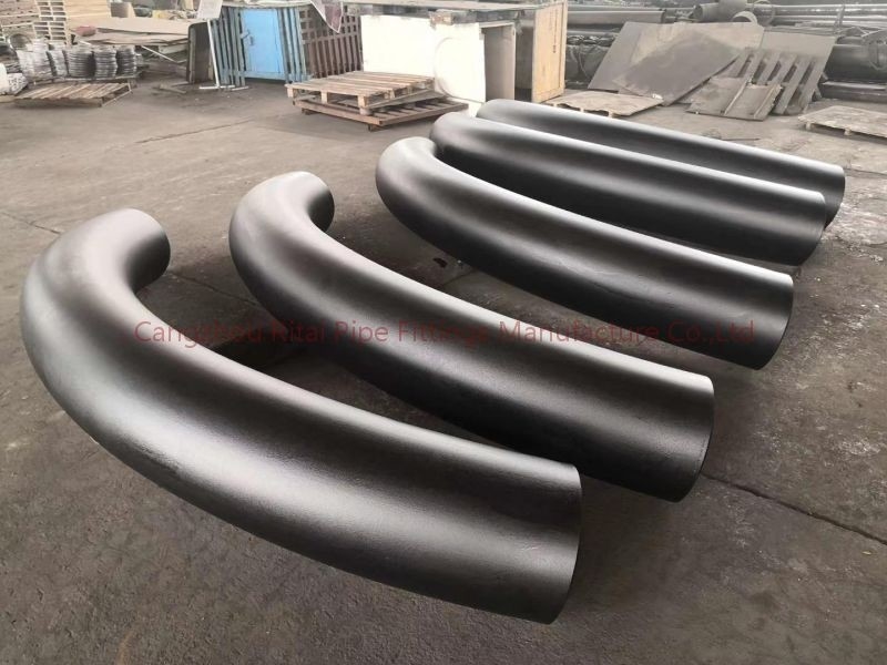 Sch40 Sch80 90程度の肘のくねりASTM A105の炭素鋼A53 106GR.Bの溶接